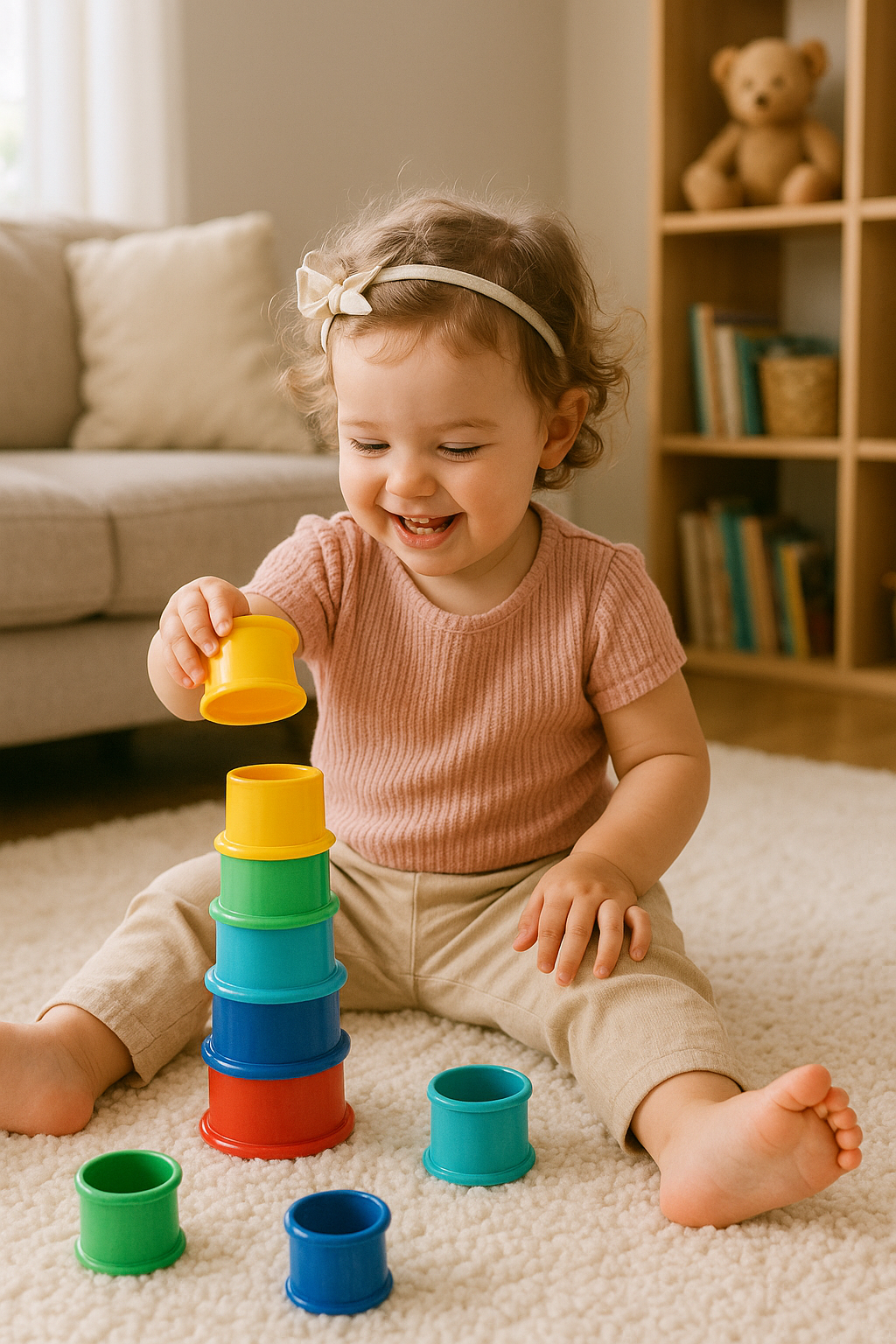 Colorful mealtime tools for toddlers