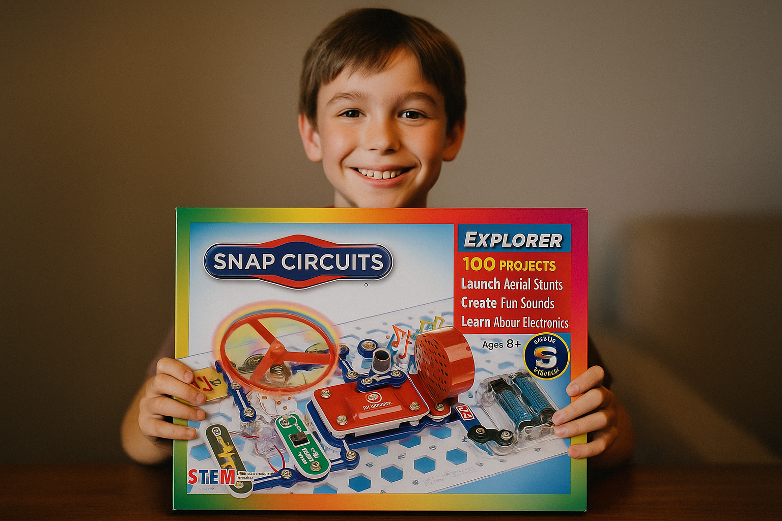 Snap Circuits Jr. SC-100 Electronics Kit - 100+ Projects