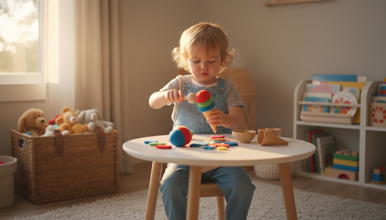 Why Pretend Play Ice Cream Counters Are Essential for Toddlers colorful role play skills