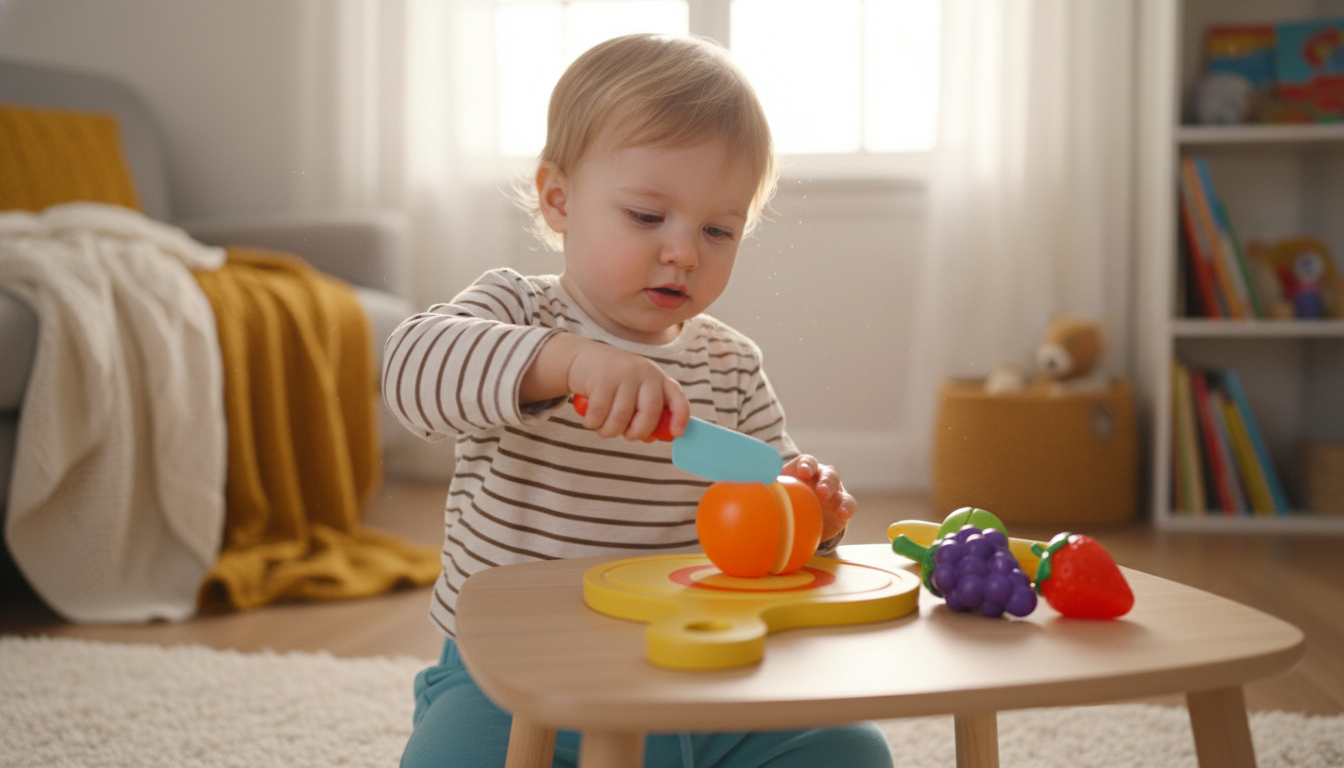 The Power of Pretend Play Kitchen Toys for Toddlers – toddler playing chef role