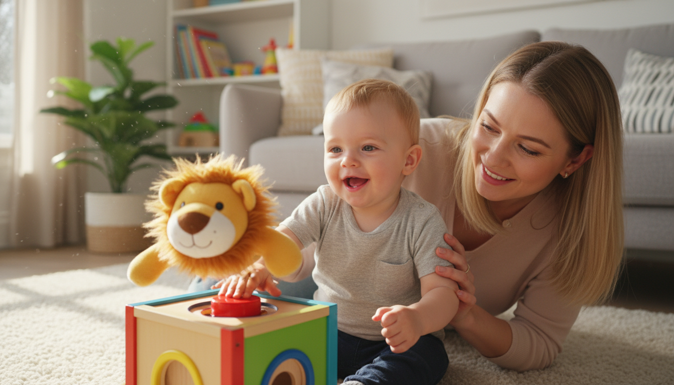 Why Cause and Effect Are Toddler Learning Superpowers – toddler pressing button