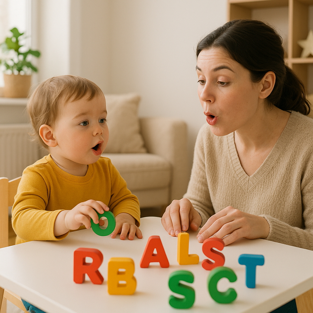 Top Developmental Benefits of Educational Toys for Toddlers toddler fitting chunky puzzle