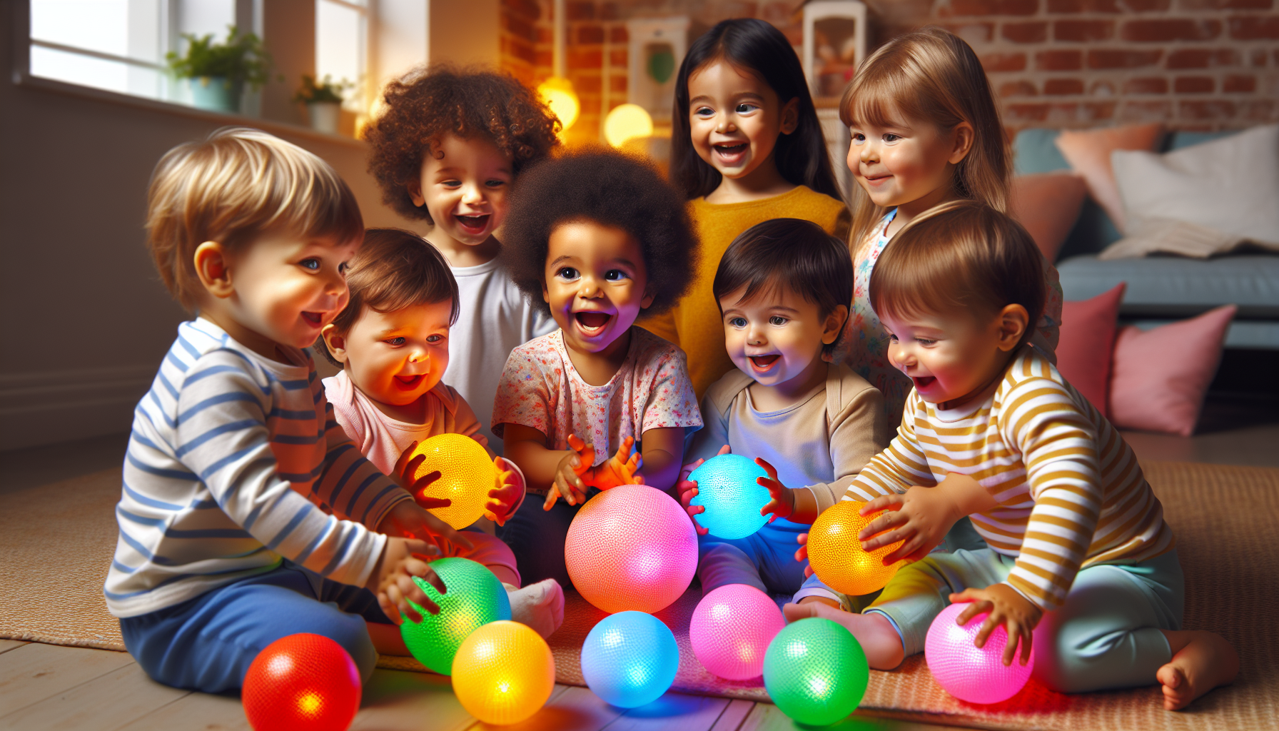 Developmental Perks of Interactive Toddler Toys with Intelligent Sensors – toddler playing with smart ball