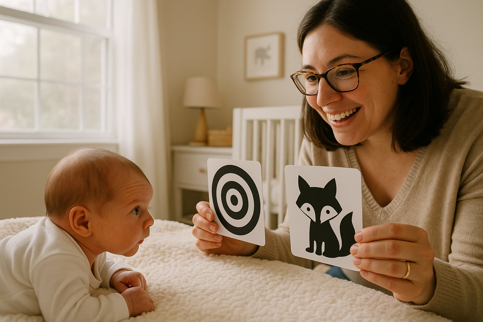 Why High Contrast Baby Toys Matter for Newborns – newborn vision focus