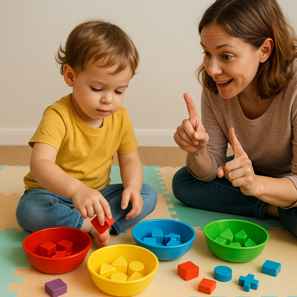 Why Early Developmental Skills Matter for Toddlers and Preschoolers – toddler learning colors and shapes
