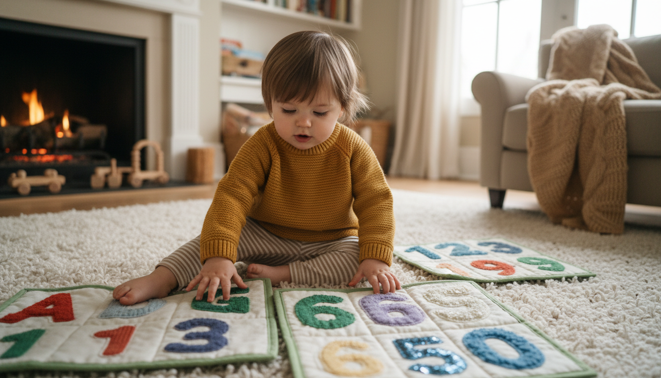 Key Learning Benefits of Talking Ball Educational Toys infant playing with musical ball