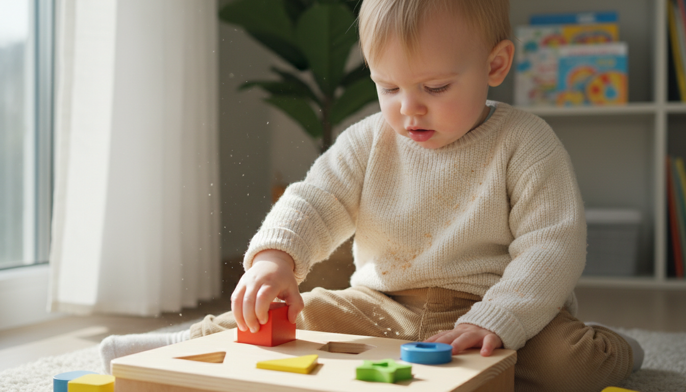 Developmental Benefits of Stacking and Nesting Play sensory toddler stacking toys