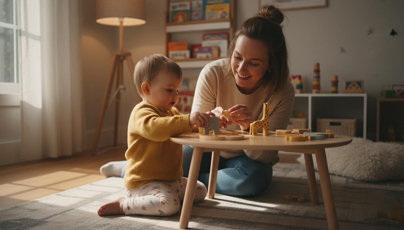How Montessori Toys Boost Skills in 1-Year-Olds playing and learning