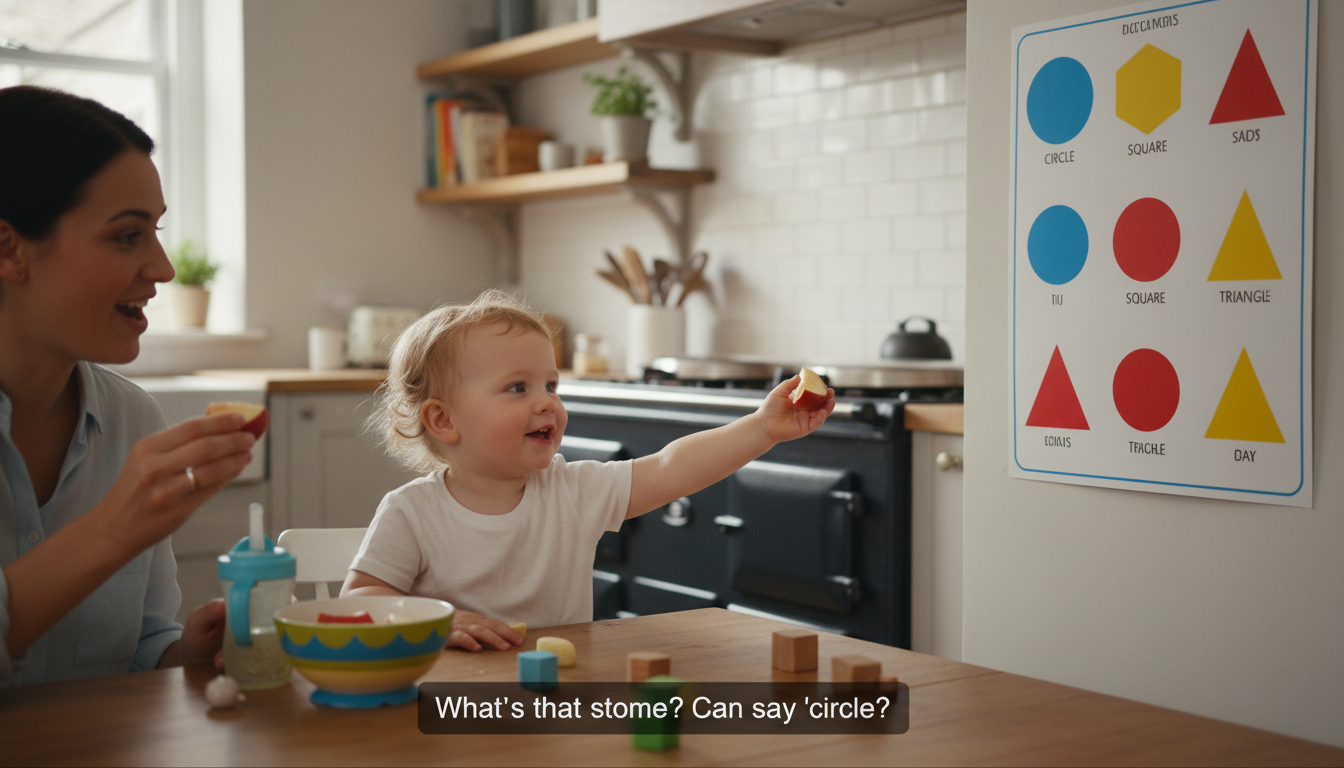 Why Visual Learning Posters Work Wonders for Toddlers – toddler engaging with posters