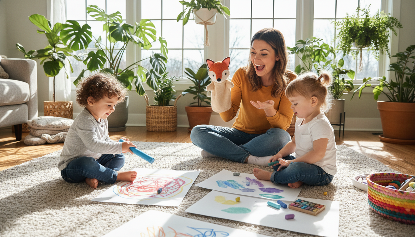 Why Experts Recommend Water-Based and Open-Ended Play – toddler focused on water doodle mat