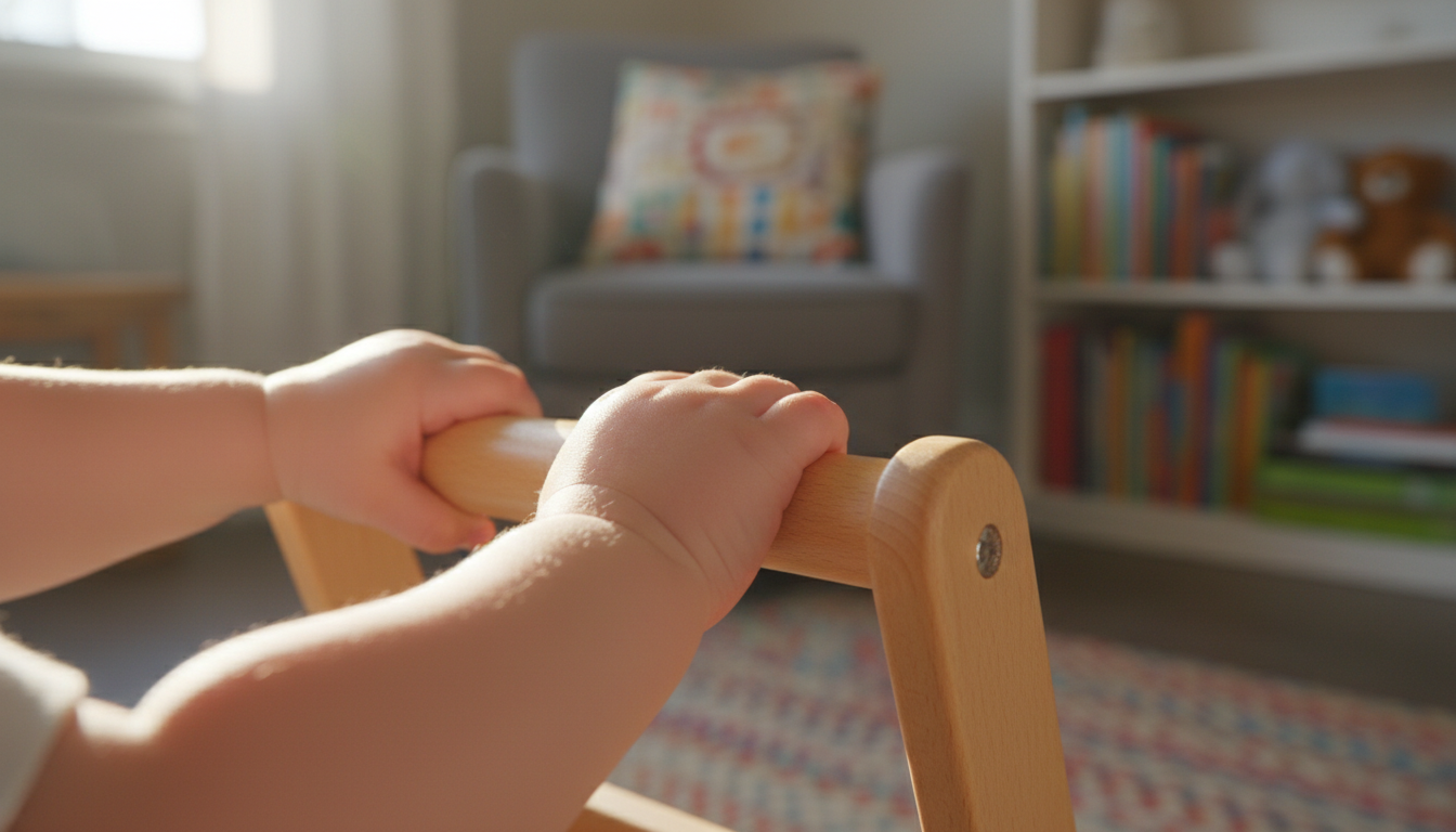 Spotlight on a Classic: Fisher-Price Corn Popper Blue Push-Along Toy colorful balls popping inside toy