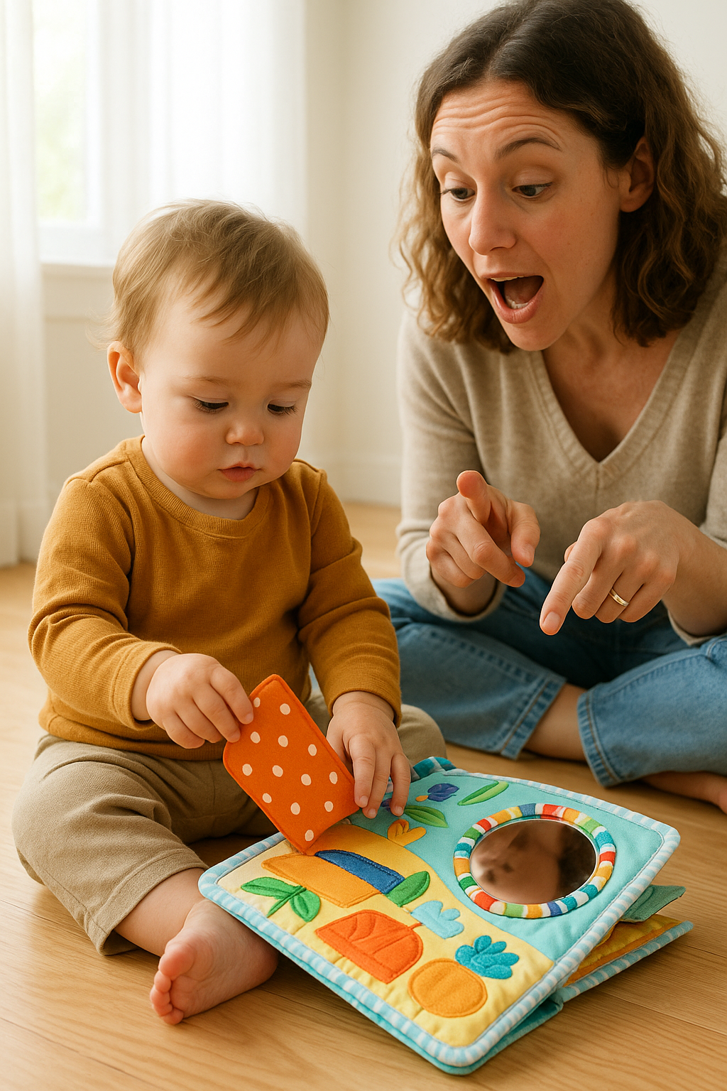 Meet the URMYWO Black and White High Contrast Baby Book – soft fabric sensory book