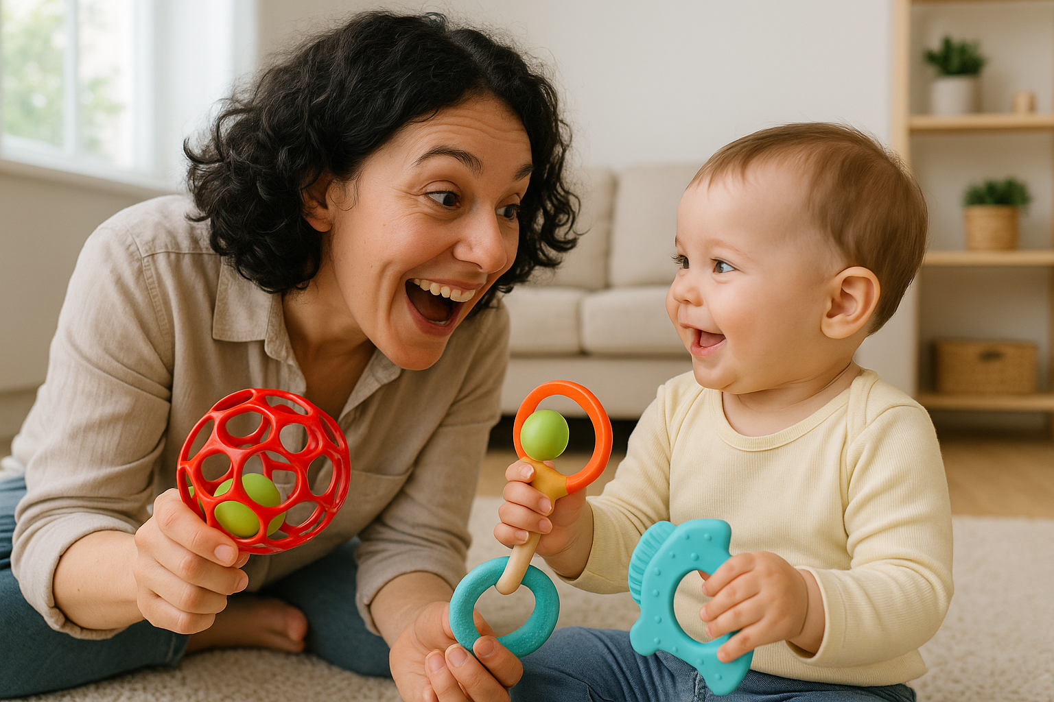 Spotlight: Baby Montessori Multi-Sensory Teething Toy textured silicone balls