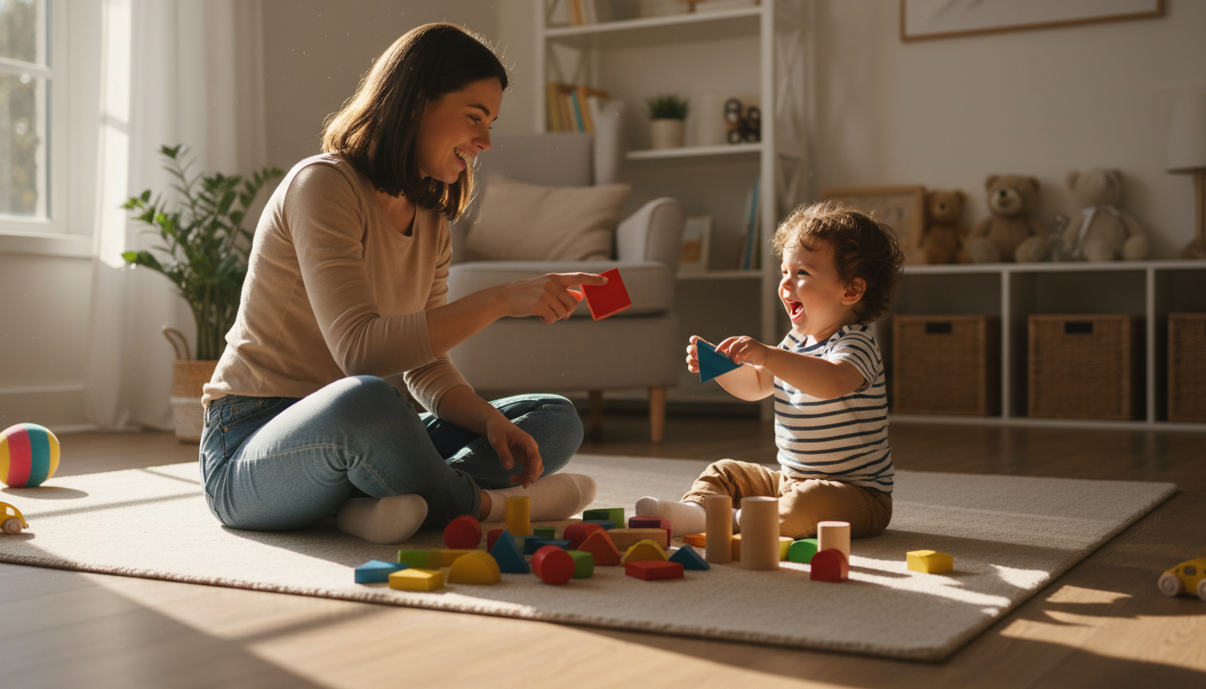 Parenting Tips for Maximizing Learning with Shape Sorters toddler play tips