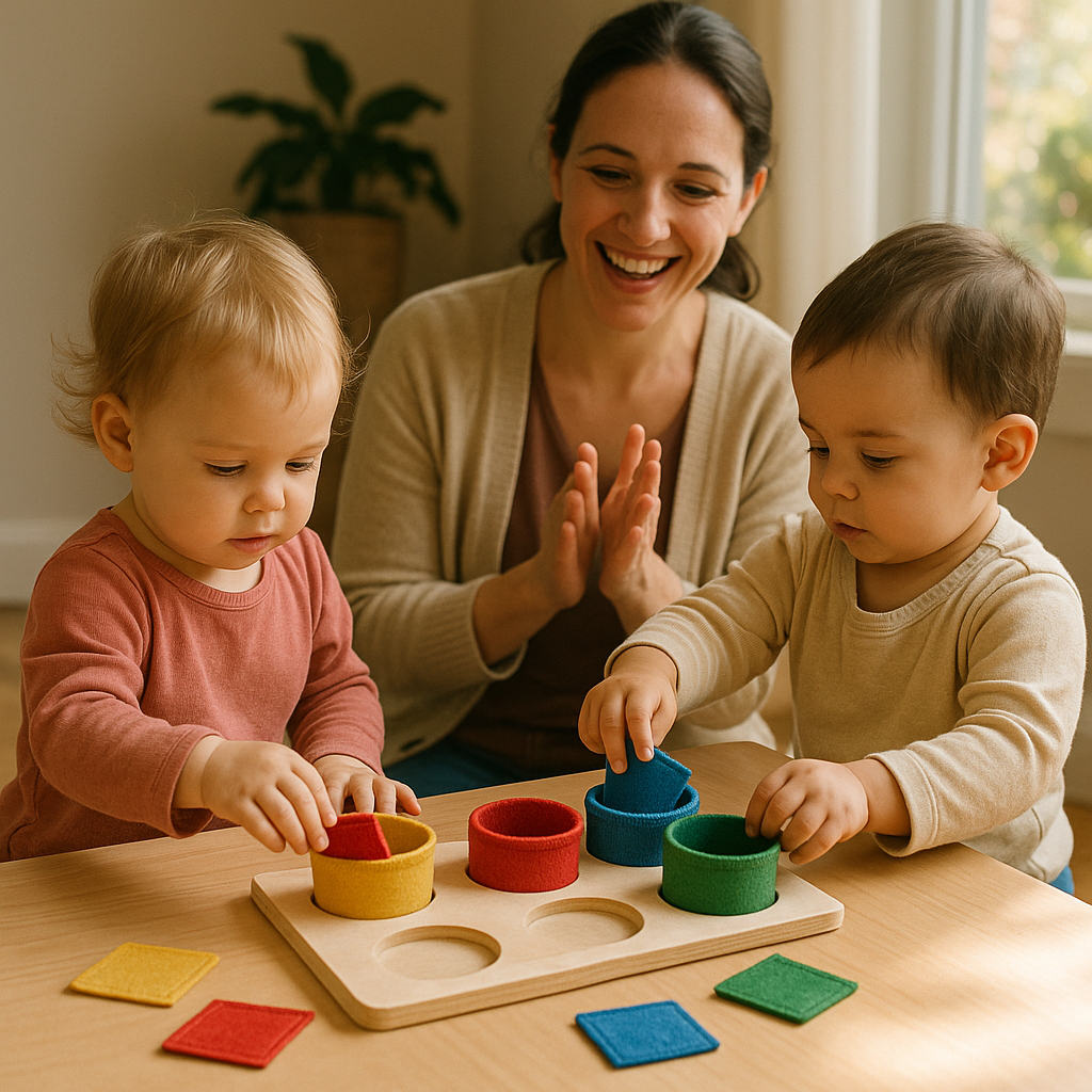 What Research Reveals About Educational Toys and Toddler Growth – toddler playing with educational toy