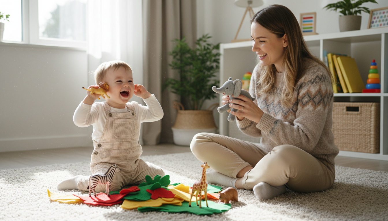 What Research Says About Educational Toys for 1-Year-Olds – child exploring toy