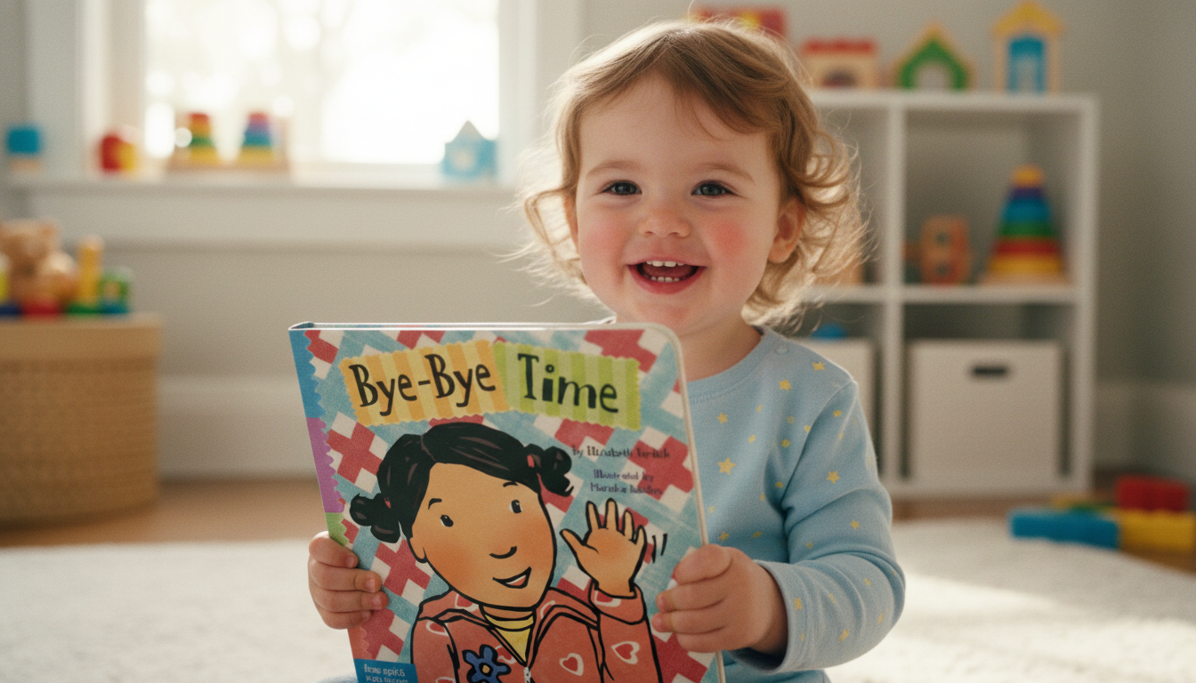 Bye-Bye Time Toddler Book for Transition Support