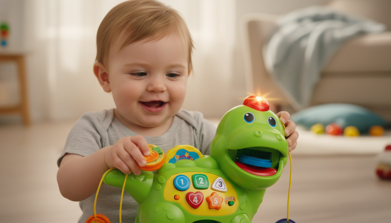 VTech Chomp and Count Dino Green Toy