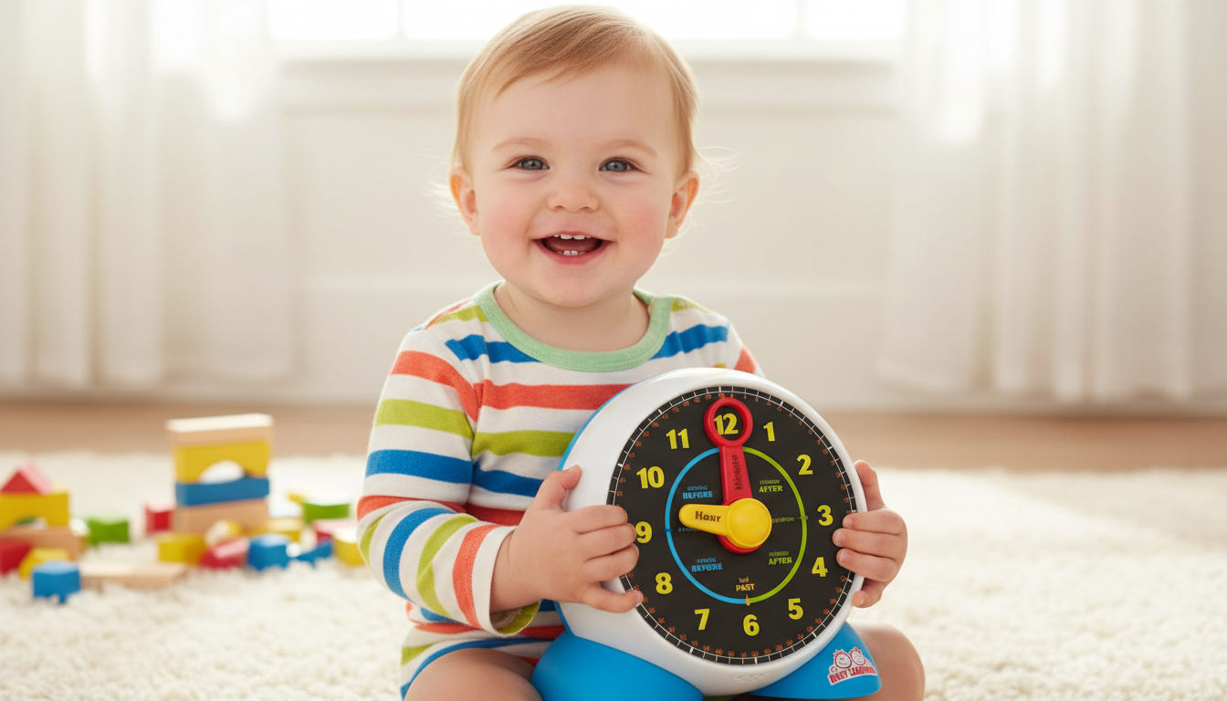 BEST LEARNING Talking Clock Toy for Ages 3-6