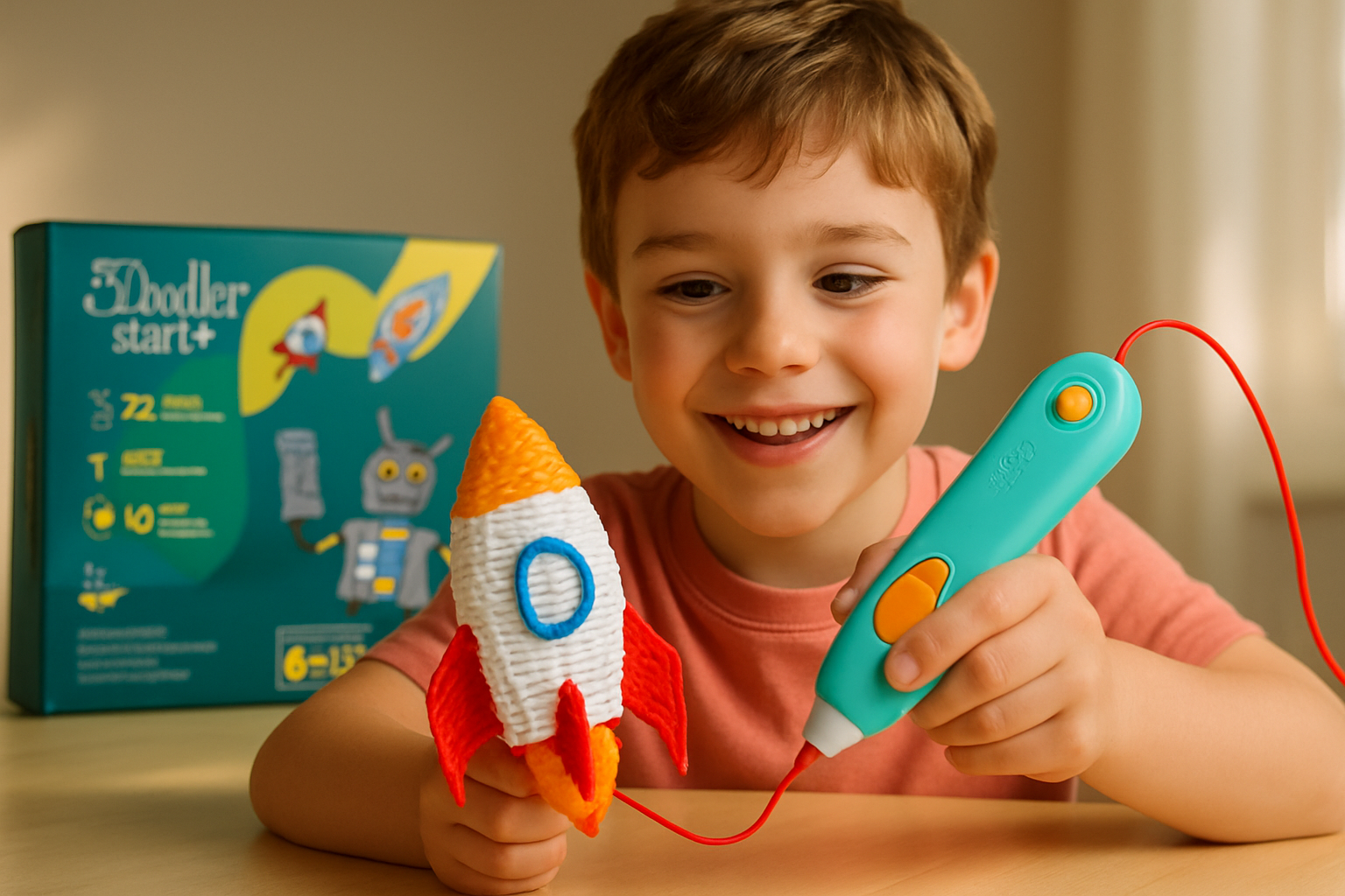 3Doodler Start+ Child-Safe 3D Pen Set for Kids 6+