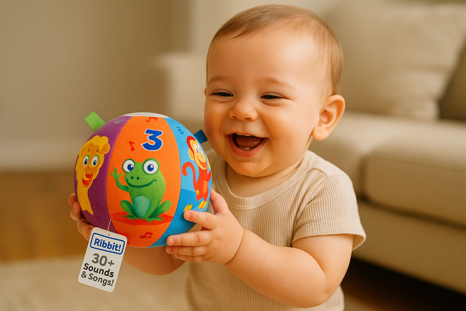 Move2Play Interactive Baby Ball with Music and Sound