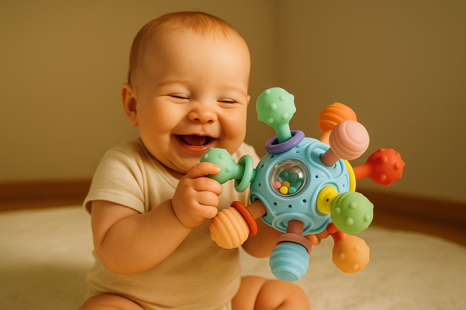 Baby Montessori Multi-Sensory Teething Toy