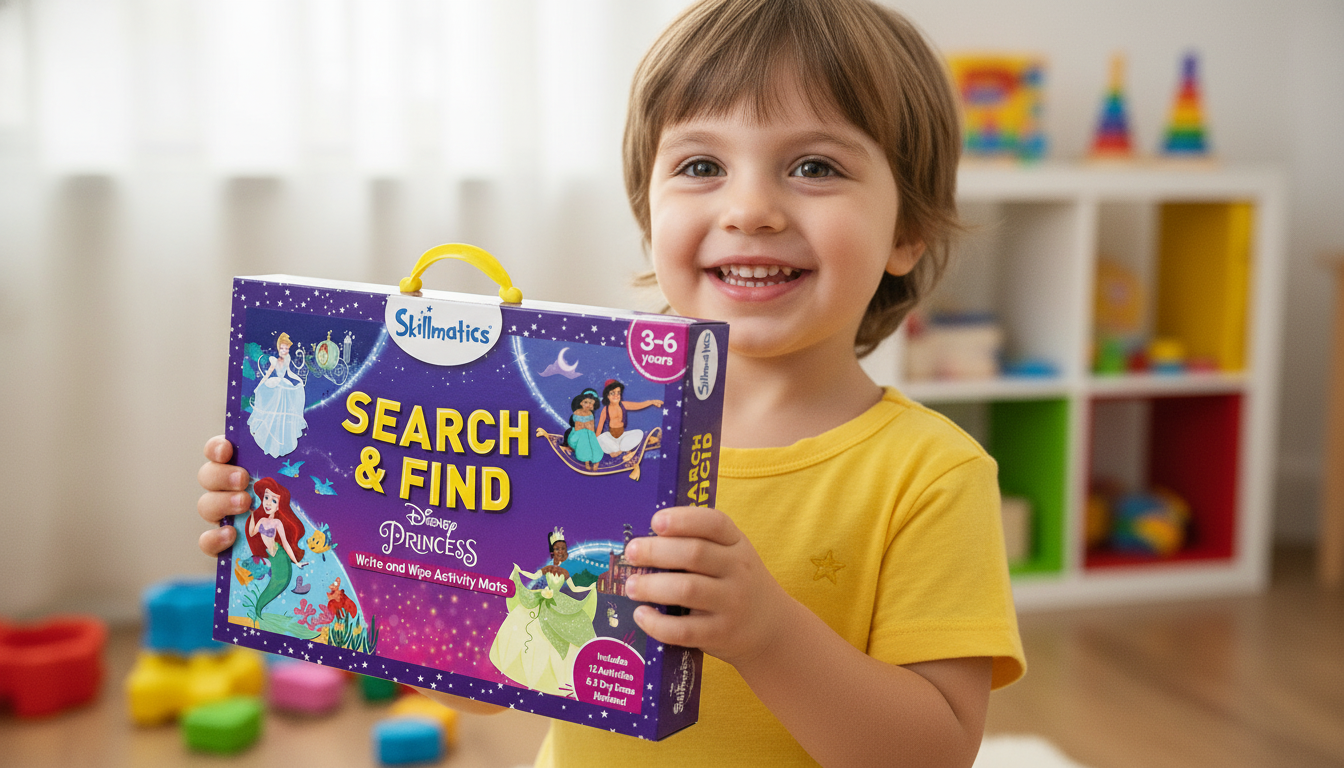 Skillmatics Disney Princess Search and Find Educational Game