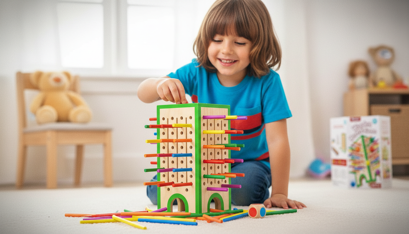 Montessori Wooden Board Game for Ages 4-6